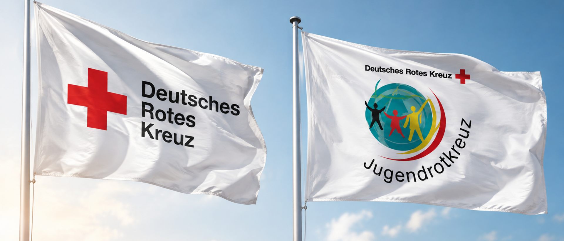 Flaggen DRK und JRK